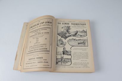 La Corse touristique Dir. François Pietri Du No 68, 8e année, 1931, au No 75 soit...