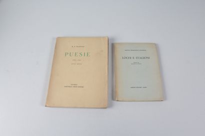 Filippini, Anton Francesco. Puesie 1924-1928. - 2e éd. - Livorno : Raffaello Giusti,...