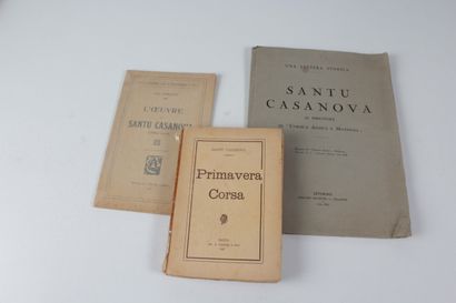 Casanova, Santu Primavera corsa [écrits en vers et en prose en dialecte corse]. -...