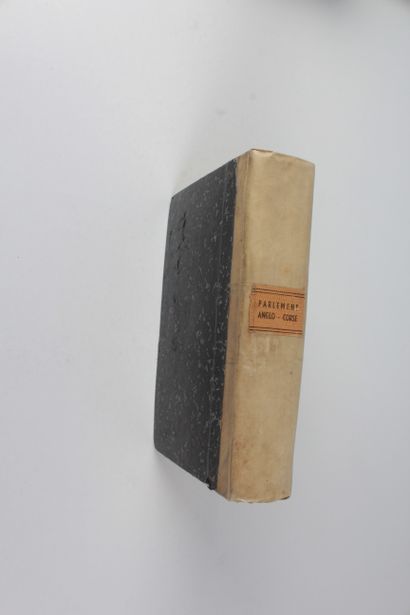Letteron (abbé) Procès-verbaux des séances du Parlement anglo-corse [1795-1796] publié...