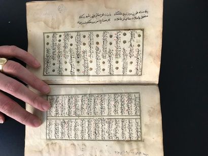 null Recueil de poèmes Ottoman Kitab-i Sahidi 
Encre et pigments polychromes et or...