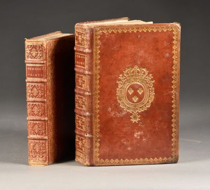 null [ BINDING ] The Office of Holy Week, for the use of the House of the King.

Paris,...