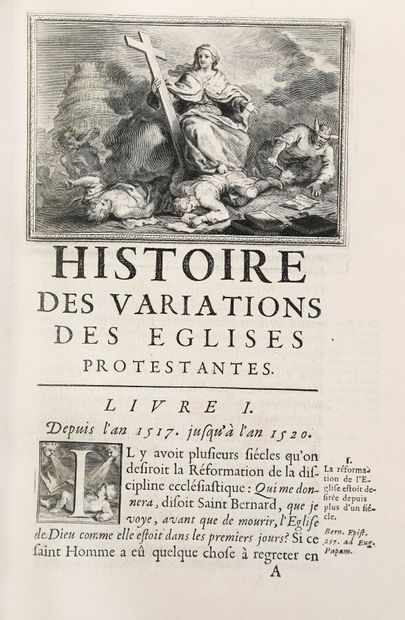 null BOSSUET (J.B.). Histoire des variations des églises protestantes. 

Paris, Veuve...