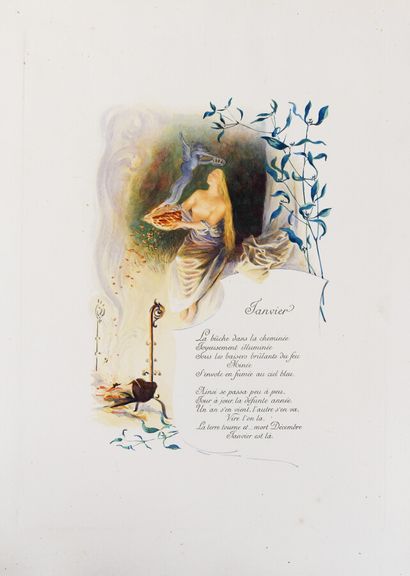 null DOUCET (J). La Chanson des Mois. 

Reims, Michaud, 1904. 

In-folio en feuilles,...