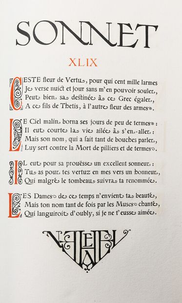 null JOU (Louis) - RONSARD (Pierre de). Sonnets pour Hélène. 

Paris, Les Livres...