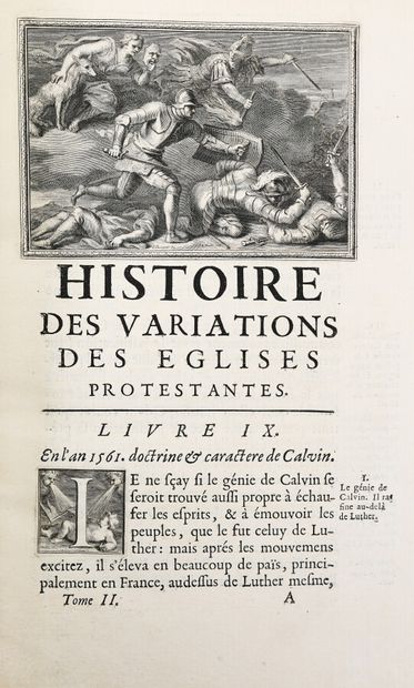 null BOSSUET (J.B.). Histoire des variations des églises protestantes. 

Paris, Veuve...