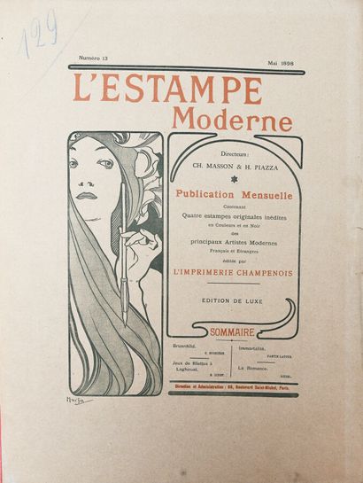 null ESTAMPE MODERNE (L'). Publication Mensuelle contenant quatre estampes originales...