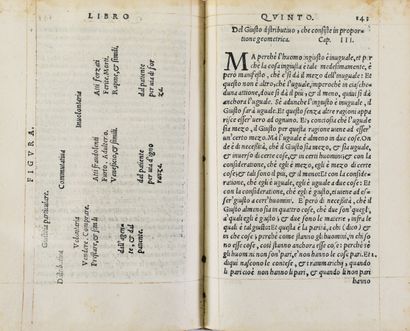 null ARISTOTE. L'Ethica d'Aristotile tradotta in lingua vulgare fiorentina et commentata...