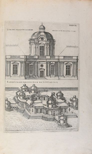 null ANDROUET DU CERCEAU (Jacques). Book of architecture in which are contained various...