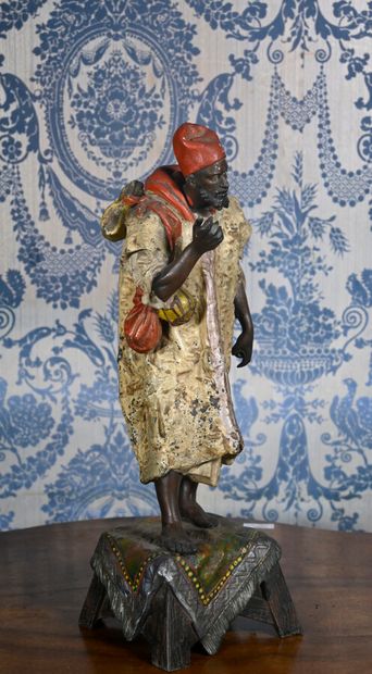 null Subject in polychrome rule representing a Moroccan man 

H. 44 cm