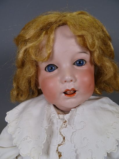 null SFBJ 251 Paris Size 12. Bisque head doll, blue glass sleeping eyes, synthetic...