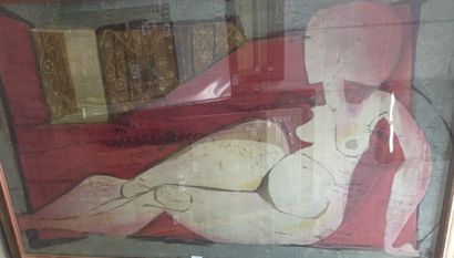 null 20th century MODERN school

Reclining Woman

Painting on silk

H. 95 cm - L....