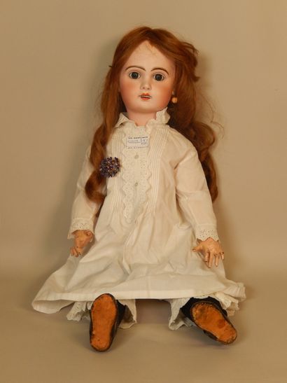 Jumeau doll size 9, head in biscuit, wig...