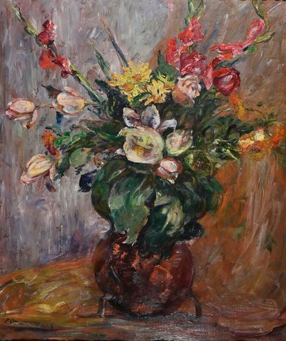 Paul DANGMAN (1899-1974) 
Bouquet de fleurs...