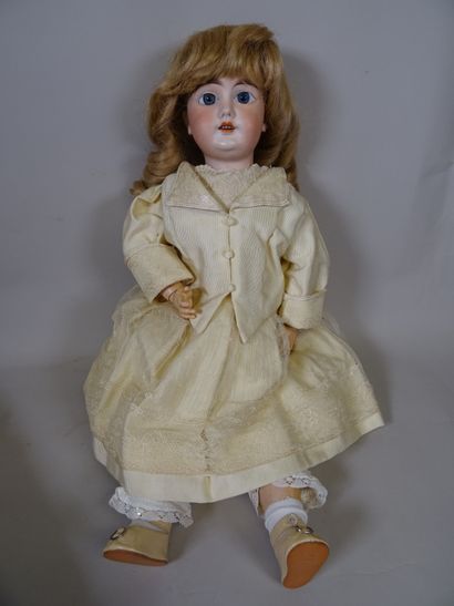 German doll marked 1894 ? size 8, bisque...