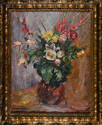 null Paul DANGMAN (1899-1974)

Bouquet de fleurs

Huile sur toile, signée en bas...