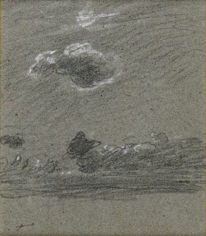 null François-Auguste RAVIER (1814-1895)

Etang de la Levaz et deux études de nuages

Un...