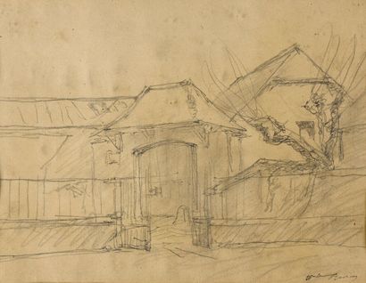 null François-Auguste RAVIER (1814-1895)

Porche d'entrée d'une maison dauphinoise...