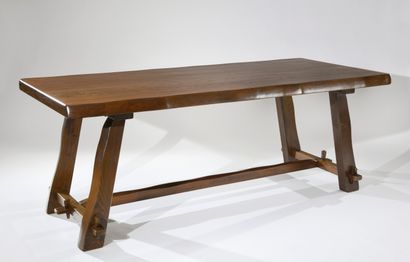 null Olavi HANNINEN (1920-1992)

Table de salle à manger en bois massif, à épais...