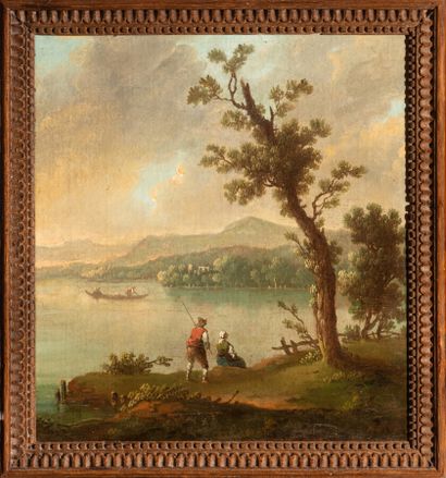 null Early 19th century French school (in the 18th century style) 

Lakeside animated...