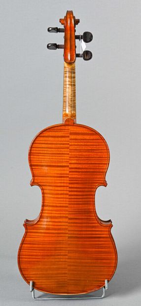 null Violin bearing the label and the iron mark of Honoré Derazey in Mirecourt, made...