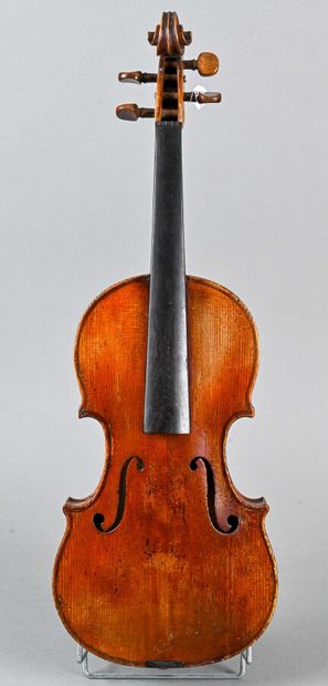  Violin by Laberte Humbert frères made in Mirecourt and labelled at the beginning...
