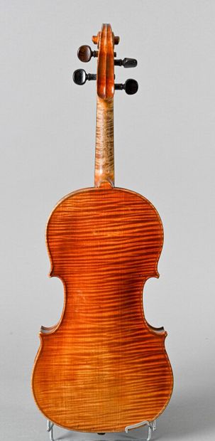 null Mirecourt violin made around 1880, bearing the label of Ferdinand Gagliano,...