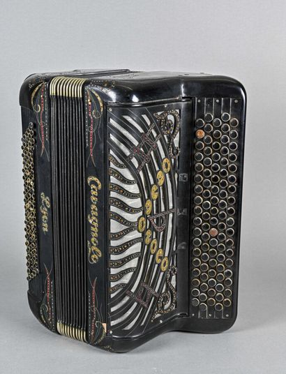 CAVAGNOLO accordion, five rows 120 basses....