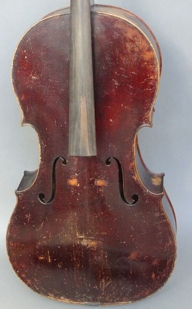 null Cello made by Pierre Silvestre in Lyon in 1835 and bearing the label. Rosewood...