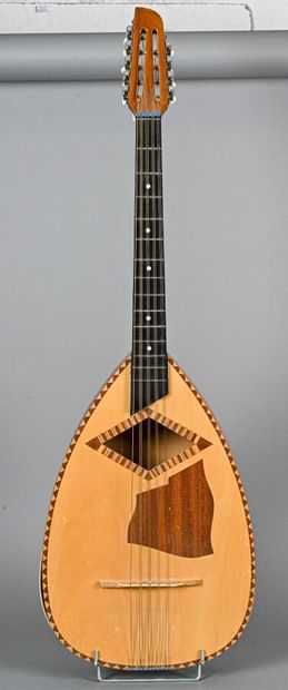 null Arabo-Andalusian mandola with nine strings, four of which are doubled. Second...