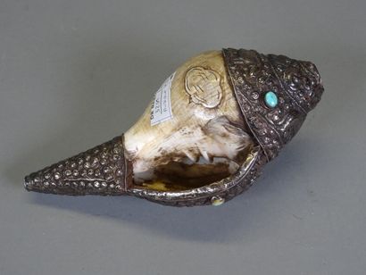 null TIBET

Tibetan ritual conch of ceremony. Contemporary manufacture around 1970...