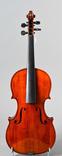  Violin from Thibouville Lamy workshop signed Mansuy in Paris, made around 1900....