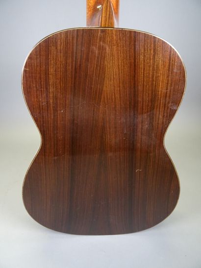 null Guitare classique faite à Paris par Jacques Favino, année 1971, modèle 5A, fond...