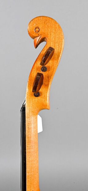  A. Jacot's half-form violin, made in Switzerland in 1936. Jacot made in Switzerland...