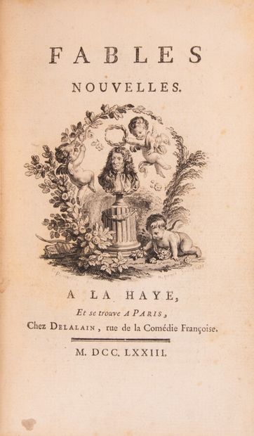  DORAT (Claude-Joseph). Fables nouvelles. 
The Hague and Paris, Delalain, 1773. 
2...