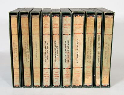 null COLLECTION LES IMAGES DU TEMPS.

Paris, Lapina, 1927-1930. 10 volumes in-8 brochés,...