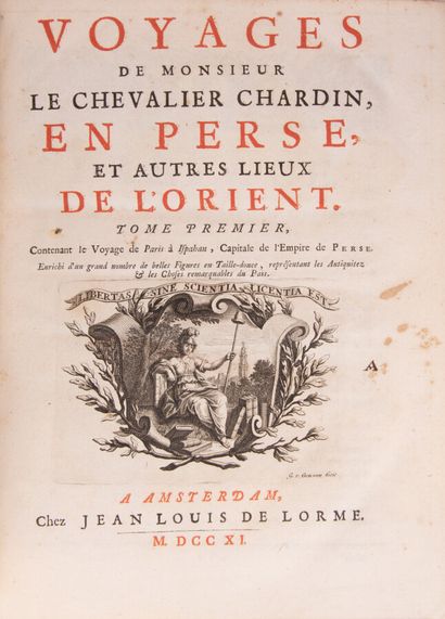 null CHARDIN (Jean). Voyages de Monsieur le Chevalier Chardin en Perse et en autres...
