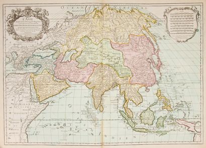 null ATLAS général contenant le détail des quatre parties du monde principalement...