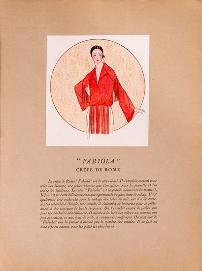 null ART - GOUT - BEAUTE (BON-TON). Feuillets de l'élégance féminine. Paris, 1921-1929....