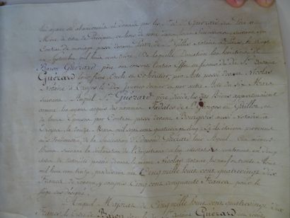 LOUIS XVIII LOUIS XVIII. Manuscript signed by LOUIS XVIII (scratch). Saint-Cloud,...