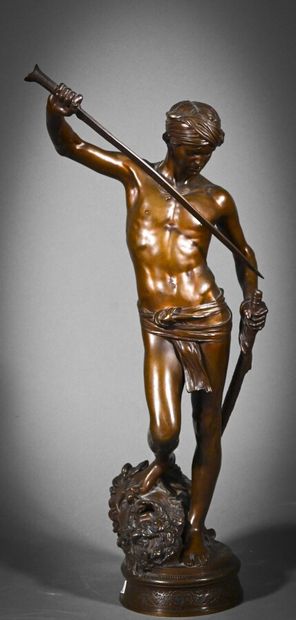 null Antonin MERCIE (1845-1916)

David vainqueur de Goliath

Epreuve en bronze à...