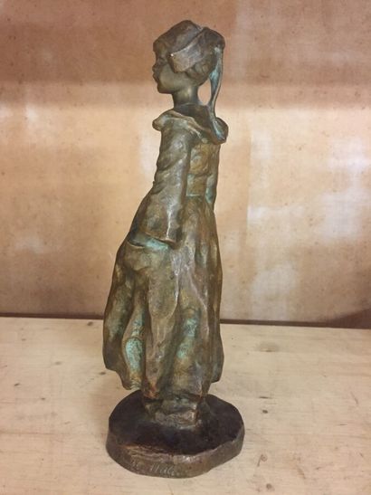 null Ruth Anna Maria MILLES (1873-1941)

Yvonne

Bronze à patine brune, signé et...