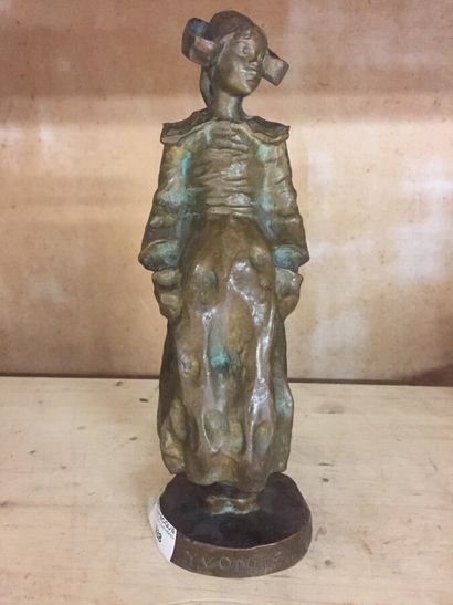 null Ruth Anna Maria MILLES (1873-1941)

Yvonne

Bronze with brown patina, signed...