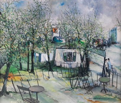 null Marcel CHARBONNEL (1901-1981)

Spring on the guinguette Saint-Ouen

Oil on canvas,...