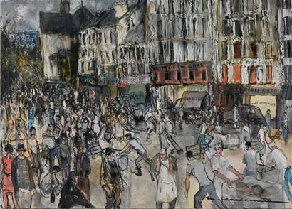 null Marcel CHARBONNEL (1901-1981)

L'aube de Saint-Eustache [Paris]

Huile sur papier,...