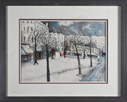 null Marcel CHARBONNEL (1901-1981)

January under the snow

Oil and ink on cardboard,...
