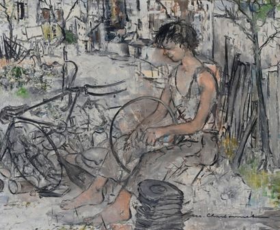 null Marcel CHARBONNEL (1901-1981)

Farouck, Lyon, 1960

Oil on paper, pasted on...