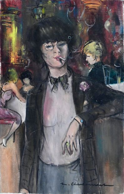 null Marcel CHARBONNEL (1901-1981)

La femme au monocle, Paris, 1961

Huile sur toile,...