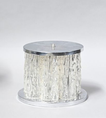 null Julius Theodor KALMAR (1884-1968)

Paire de lampes rondes en métal chromé 

Reflecteur...