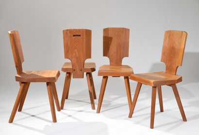 null Pierre CHAPO (1927-1986)

Edition des années 90

Suite de quatre chaises modèle...